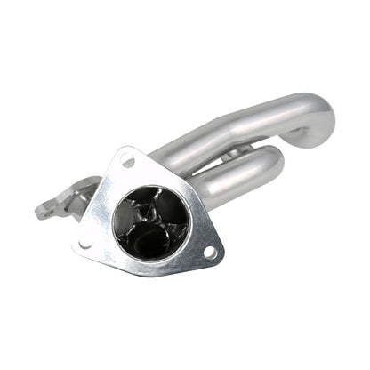 JBA 02-13 GM Truck 4.8L/5.3L LS Silver Ctd Cat4Ward Header 1850S-2JS 1850S-2JS Photo - Close Up