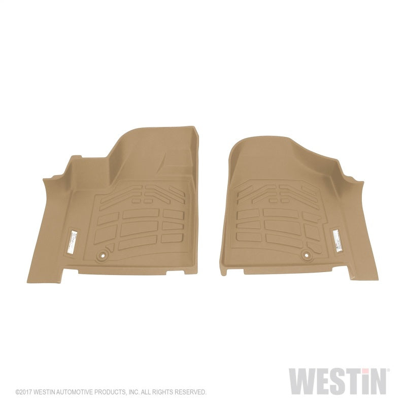 Westin 2012-2017 Dodge/Chrysler/Volkswagen Grand Caravan Wade Sure-Fit Floor Liners Front - Tan 72-130090 72-130090 Photo - Primary