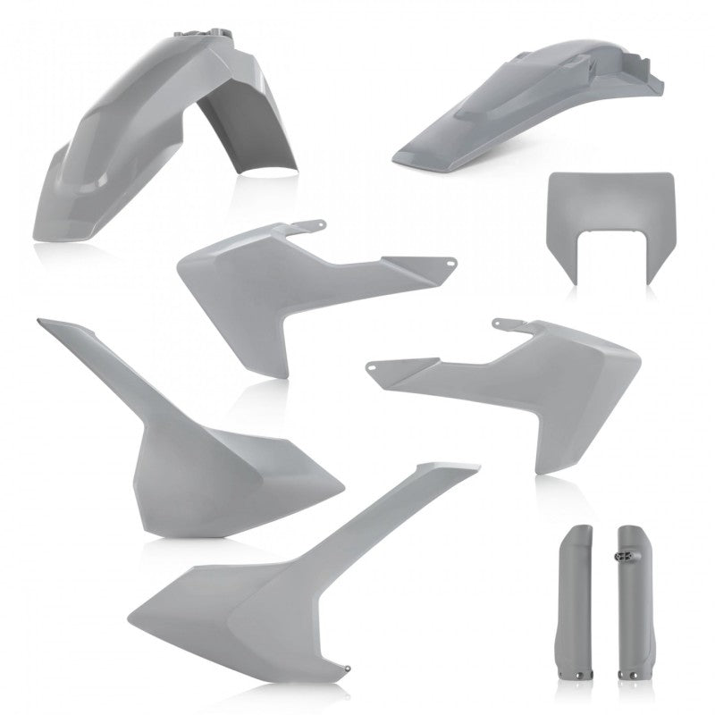Acerbis 17-19 Husqvarna TE150-300/ FE250-501/ TE250i/ TE300i Full Plastic Kit - Gray 2733430011 2733430011 Photo - Primary