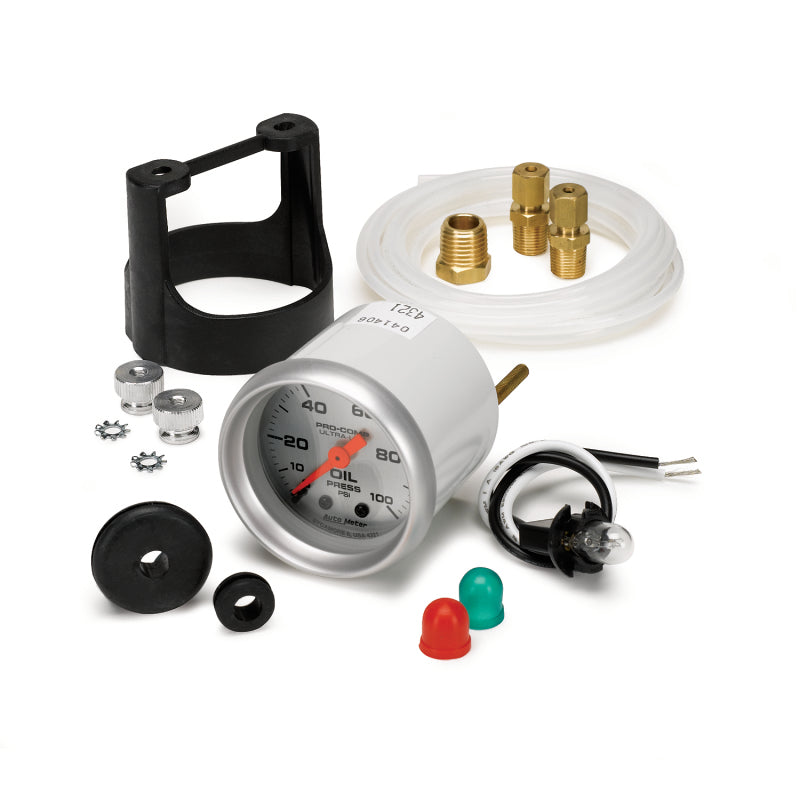 Autometer 2-1/16" Oil Pressure, 0-100 Psi, Mechanical, Ultra-Lite 4321 User 2