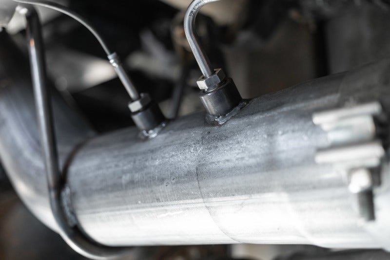 MBRP 2020+ GMC/Chevy 2500/3500 6.6L Duramax 4in Mand Bent Tubing Pro-Ser Cat Back Single Side - 304 S6059304 S6059304 Photo - lifestyle view