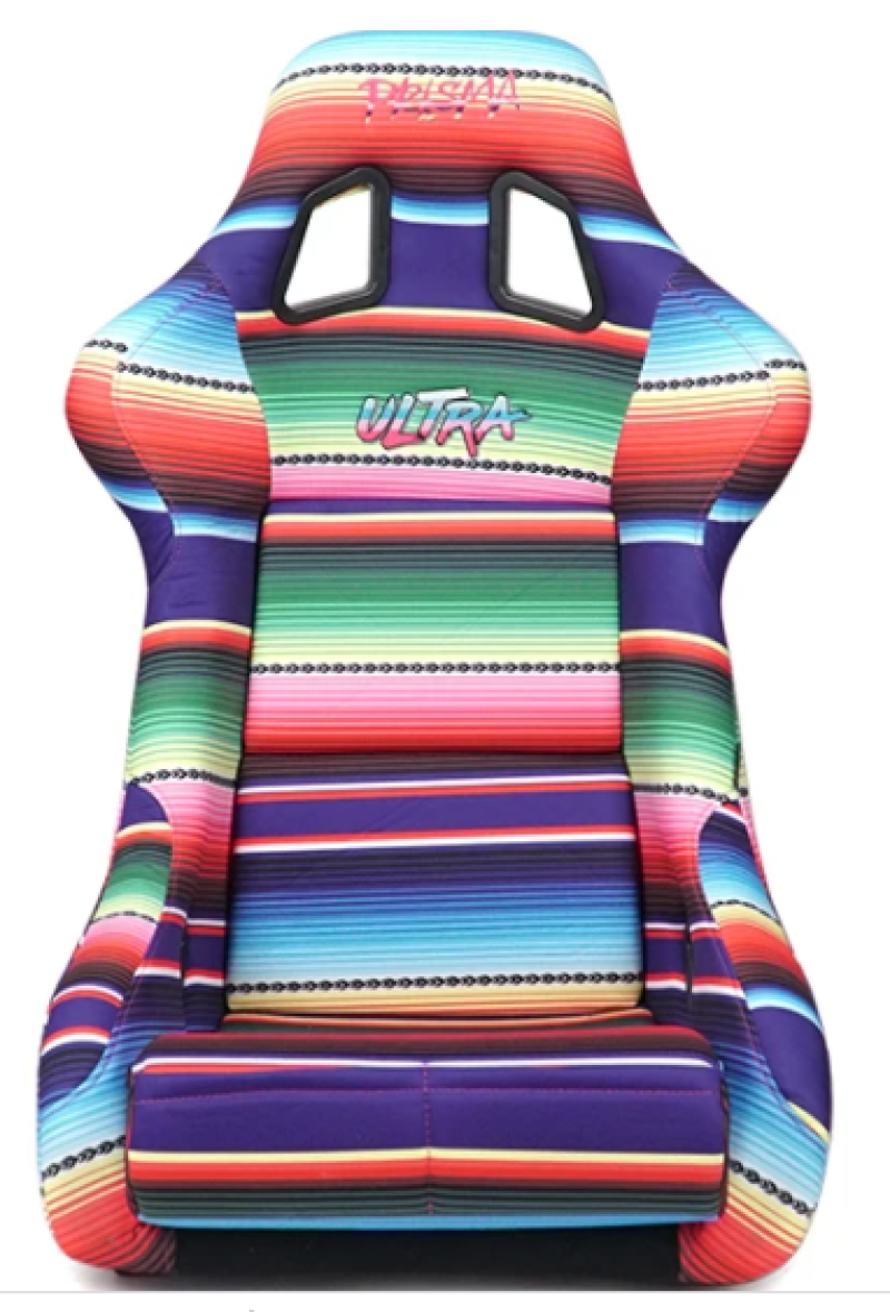 NRG FRP Bucket Seat PRISMA Serepi Edition W/ Red Pearlized Back Mexi-Cali Blanket Print - Large FRP-302-MEXICALI FRP-302-MEXICALI User 1