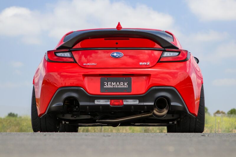 Remark Subaru 2022 BRZ Catback Exhaust - R1 Spec Single - Exit Full Titanium RK-C1063T-04TF RK-C1063T-04TF User 1
