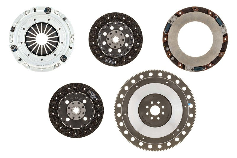 Exedy 1996-10 Mustang 4.6L Organic 10 Teeth 8 Bolt Twin Disc Clutch ET05SRFB ET05SRFB Photo - Primary