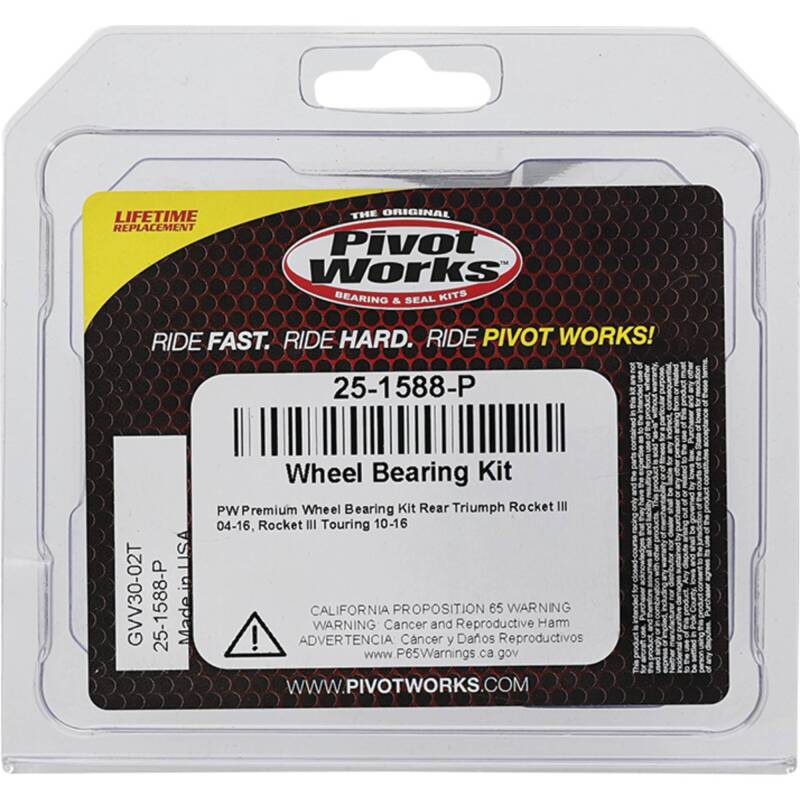 Pivot Works Triumph Wheel Bearing Kit Premium Bearings 25-1588-P 25-1588-P Photo - Primary