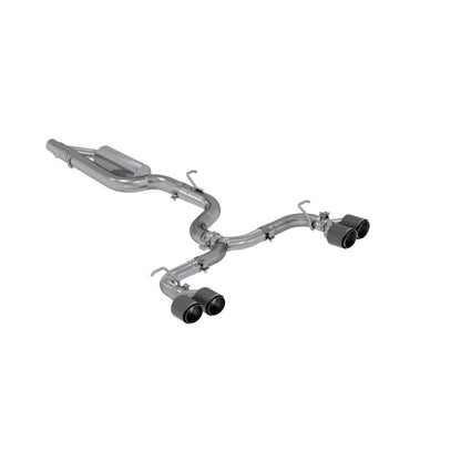 MBRP 15-19 VW Golf R MK7/MK7.5 3in T304 Cat Back Exhaust w/ Carbon Fiber Tips S46033CF S46033CF Photo - Primary