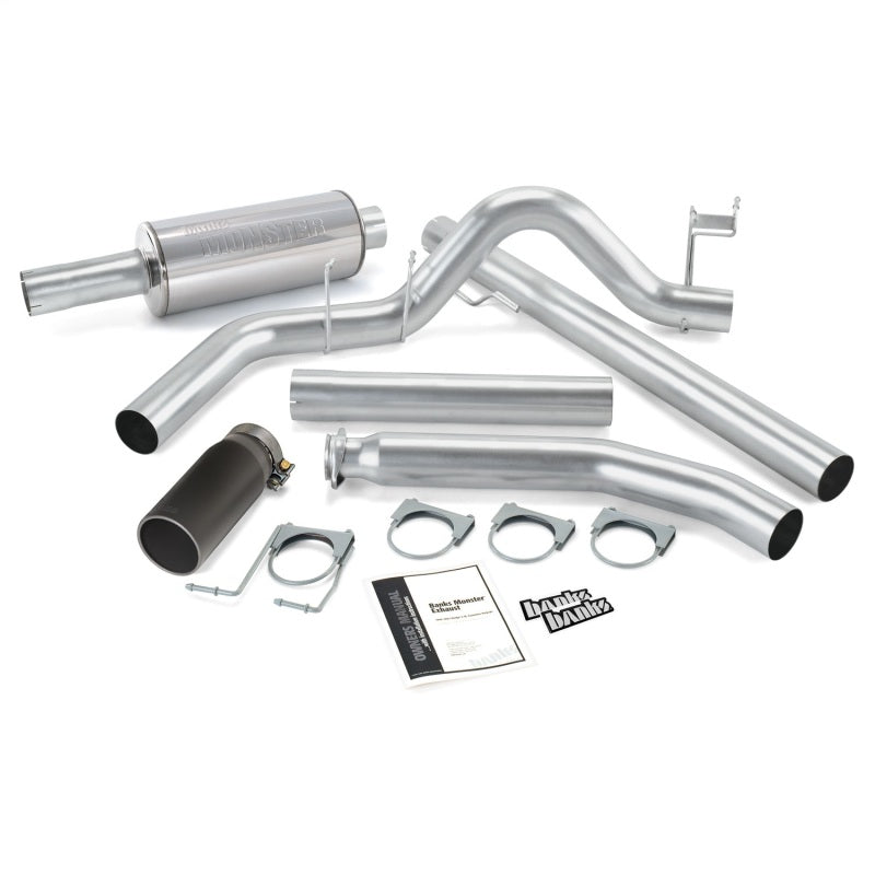 Banks Power 98-02 Dodge 5.9L Ext Cab Monster Exhaust System - Ss Single Exhaust 48636-B Photo - Primary