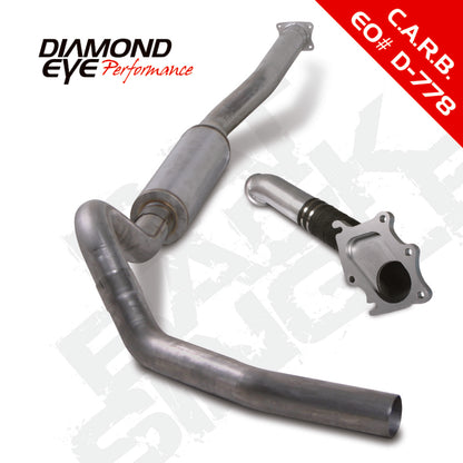 Diamond Eye Performance Diamond Eye KIT 4in CB SGL SS CHEVY/GMC 6.6L 2500/3500 01-05 K4110S K4110S Photo - Primary