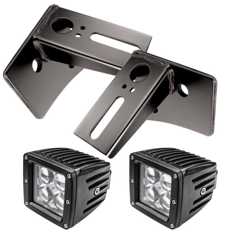 ORACLE Lighting Oracle Jeep JK Lower Windshield Mount Brackets/Lights Combo 2142-504 2142-504 Photo - Primary