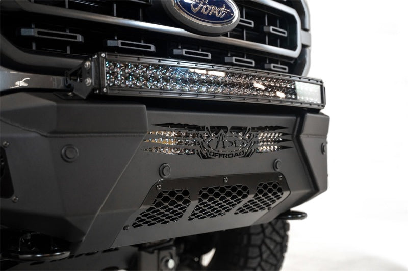 Addictive Desert Designs 2021 Ford F-150 HoneyBadger Front Bumper w/ Top Hoop F197431040103 F197431040103 Photo - Mounted