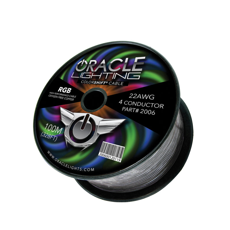 ORACLE Lighting Oracle 22AWG 4 Conductor RGB Installation Wire 100M (328ft) Spool - RGB 2006-504 2006-504 Photo - Primary