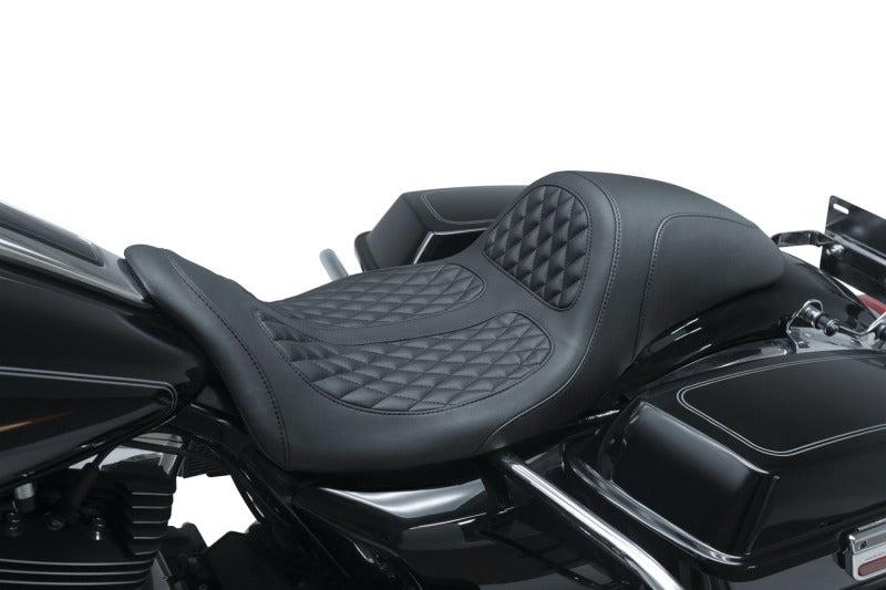 Mustang Motorcycle Mustang 08-21 Harley Electra Glide,Rd Glide,Rd King ,Str Glide Hightail Fastback 1PC Seat - Black 75947 75947 Photo - Primary