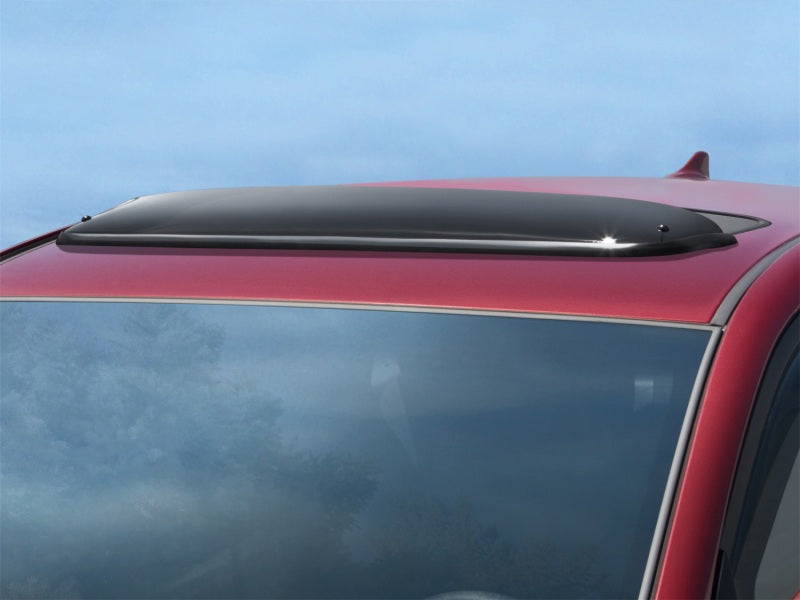 WeatherTech 96-99 Nissan Pathfinder Sunroof Wind Deflectors - Dark Smoke 89109 89109 Photo - Mounted