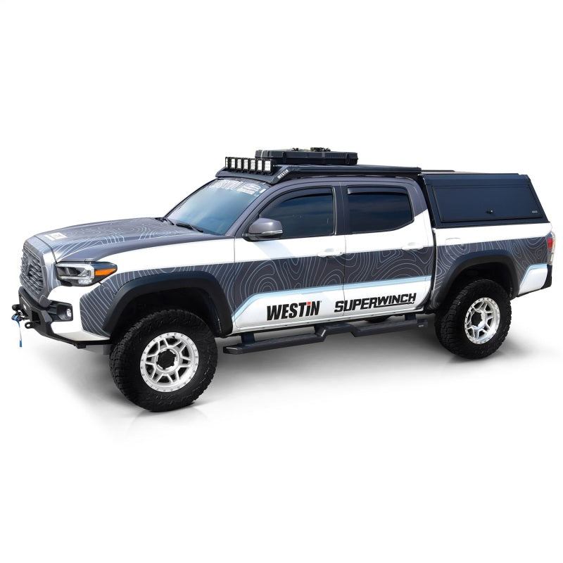 Westin 05-23 Toyota Tacoma DC HDX Running Boards - Tex. Blk 55-32775 55-32775 Photo - Mounted