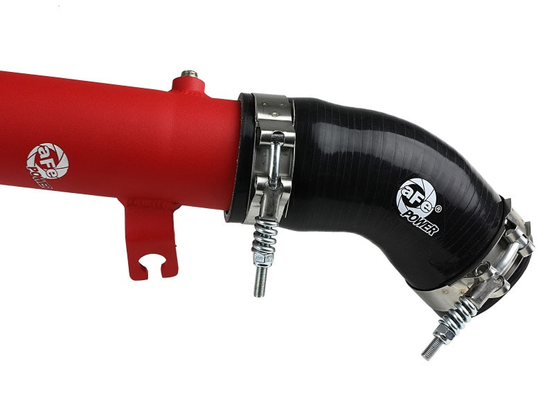 aFe BladeRunner 2.5in Aluminium Hot Side Charge Pipe 15-20 Subaru WRX 2.0T - Red 46-20378-R 46-20378-R Photo - Unmounted