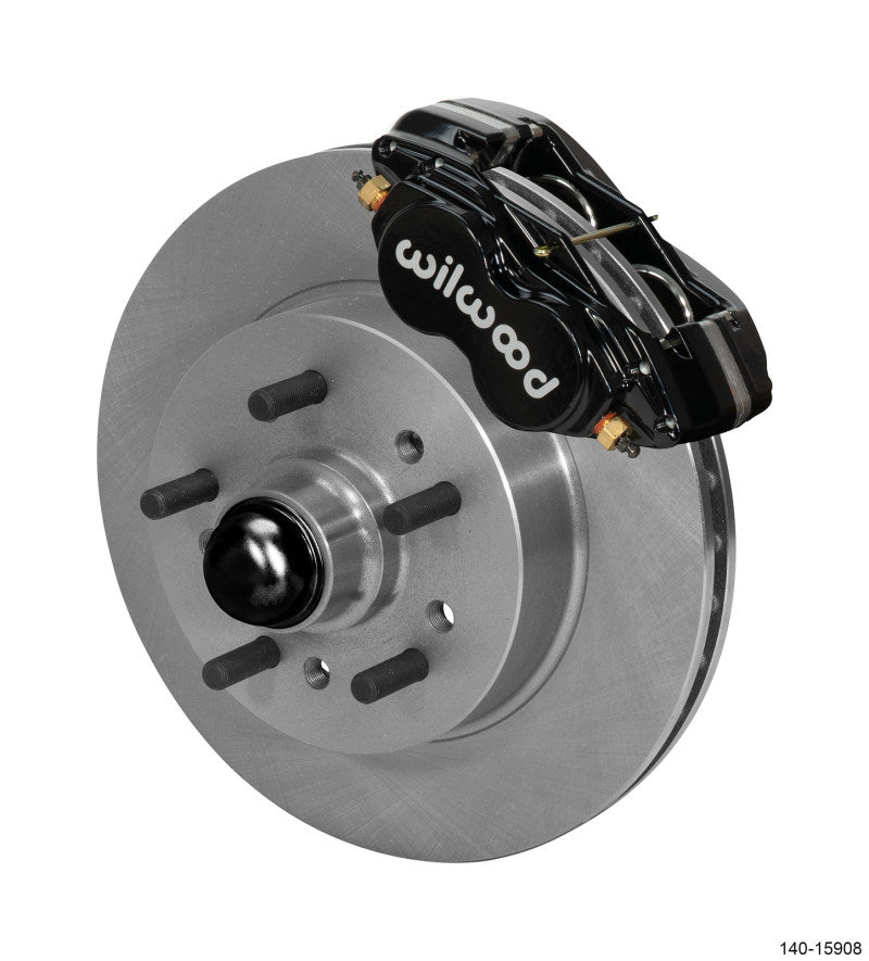 Wilwood Forged Dynalite Pro Front Kit 11.00in One Piece HP Hub and Rotor - Black 140-15908 140-15908 User 1