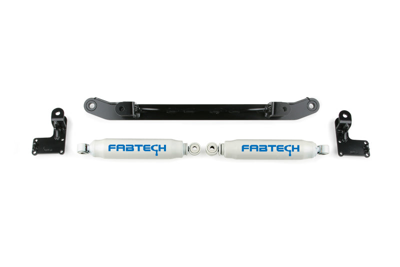 Fabtech Dual Steering Stabilizer System w/ Performance Shocks FTS21044BK Photo - Primary
