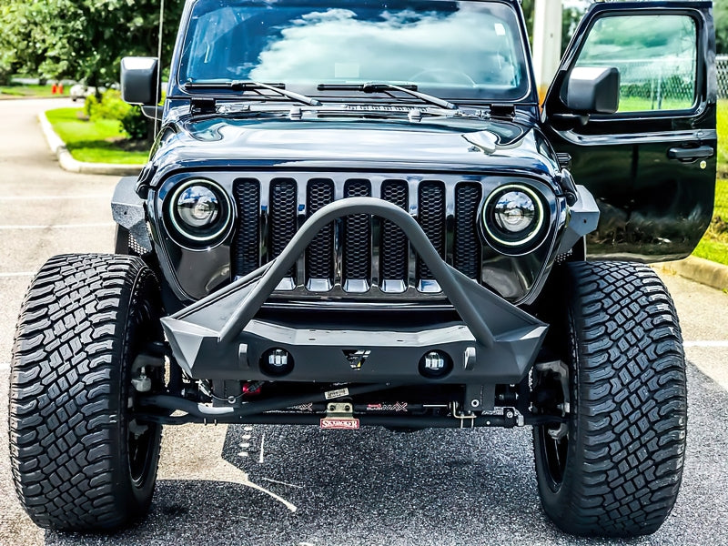 ORACLE Lighting Oracle Oculus Bi-LED Projector Headlights for Jeep JL/Gladiator JT - Matte Black - 5500K 5839-504 5839-504 Photo - lifestyle view