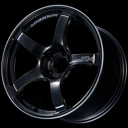 Advan TC4 16x7.0 +31 4-100 Black Gunmetallic & Ring Wheel YAD6E31ABGR YAD6E31ABGR User 1