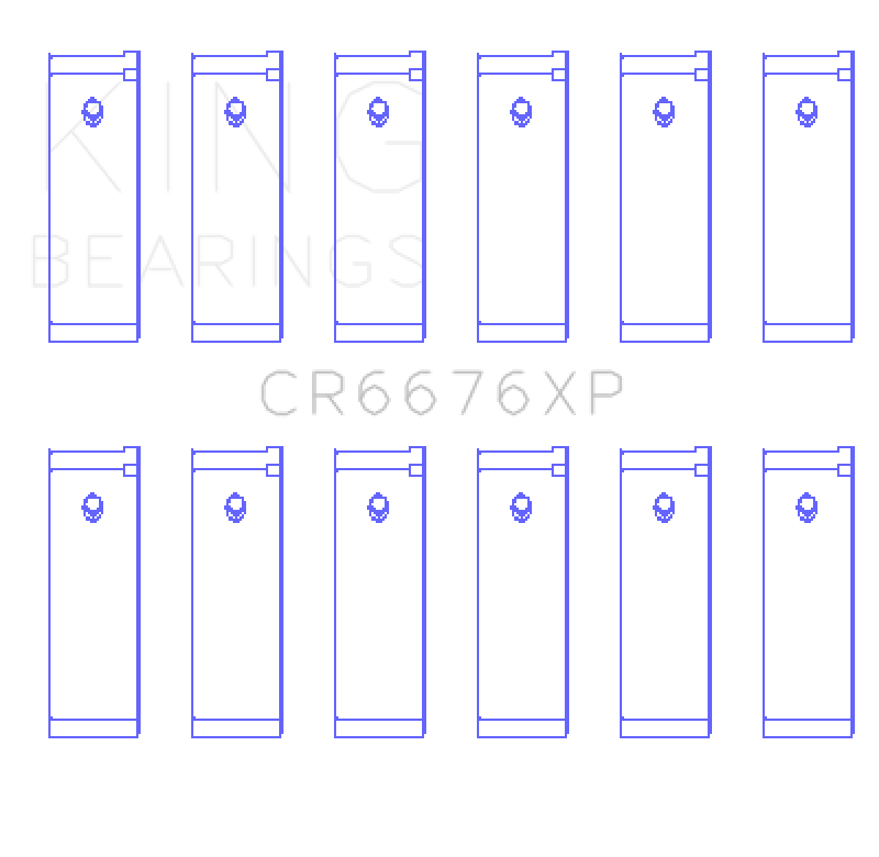 King Engine Bearings KING Performance Rod Bearings Engine Components Bearings main image