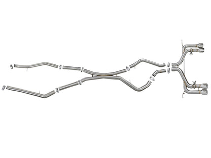 aFe Cat-Back Exhaust System, MACH Force-XP 3-1/2in, 304 Stainless Steel 49-36342-P Photo - Unmounted