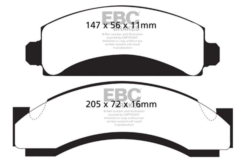 EBC Disc Brake Pad Set DP61241 Photo - Primary
