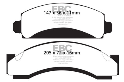 EBC Disc Brake Pad Set DP61241 Photo - Primary
