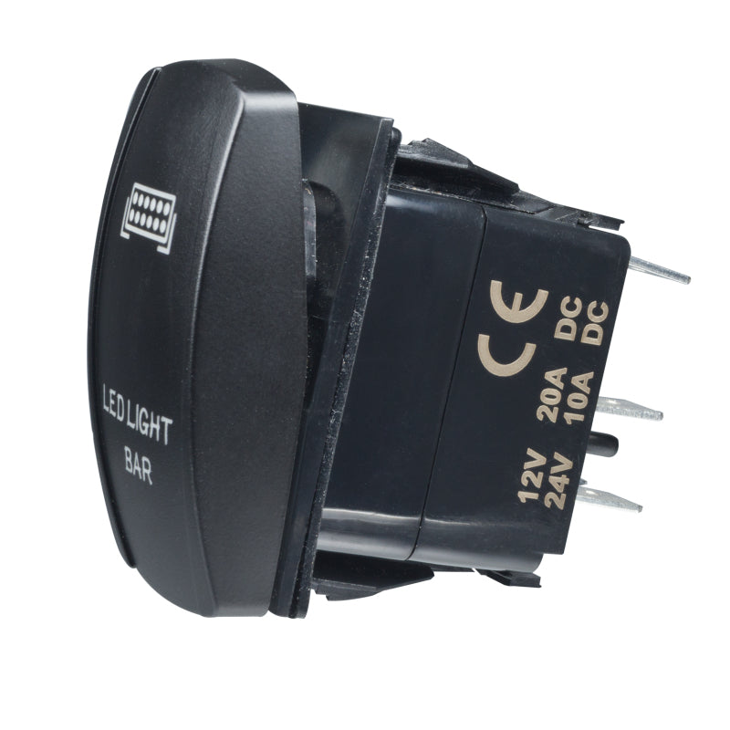 ORACLE Lighting Oracle LED Light Bar Deluxe Rocker Switch - Black 2070-504 2070-504 Photo - Mounted