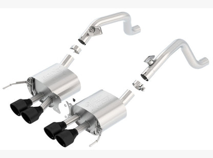 Borla 14-18 C7 Corvette Stingray Axle-Back ATAK Exhaust 2.75in To Muffler Dual 2.0in Out 4.25in Tip 11869CB 11869CB Photo - Primary