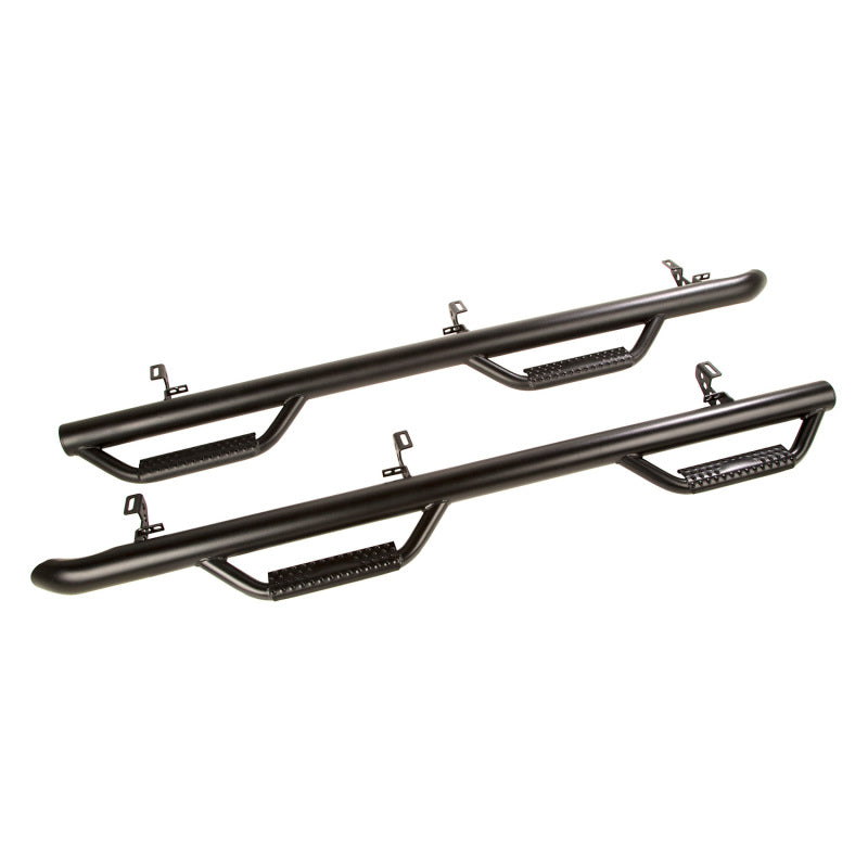Rugged Ridge Spartan Nerf Bar Kit, Textured Black; 18-18 Jeep Wrangler JLU, 4 Door 11596.04 Photo - Primary