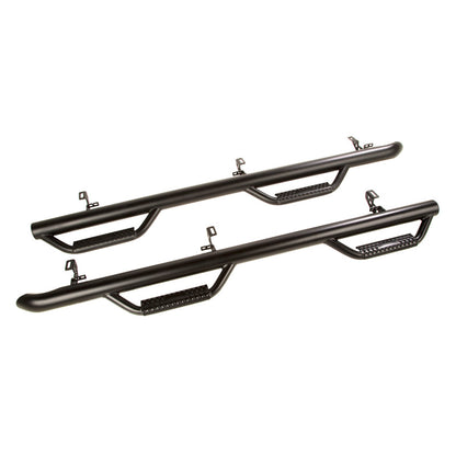 Rugged Ridge Spartan Nerf Bar Kit, Textured Black; 18-18 Jeep Wrangler JLU, 4 Door 11596.04 Photo - Primary