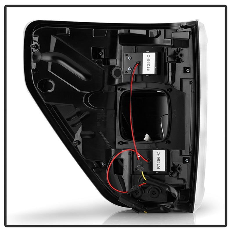 SPYDER 21-23 Ford F150 (Halogen w/ Blind Spot) Full LED Tail Lights - Black (ALT-YD-FF15021HALBS-BK) 5088789 5088789 Photo - Unmounted