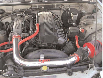 Injen IS1910P Short Ram Intake System Nissan 240sx S13 KA24E Polished IS1910P Photo - Mounted