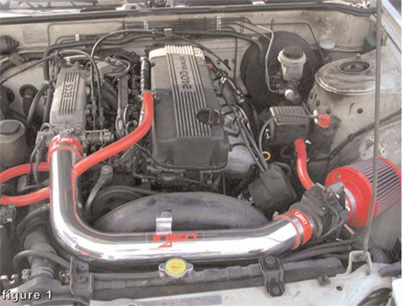 Injen IS1910P Short Ram Intake System Nissan 240sx S13 KA24E Polished IS1910P Photo - Mounted