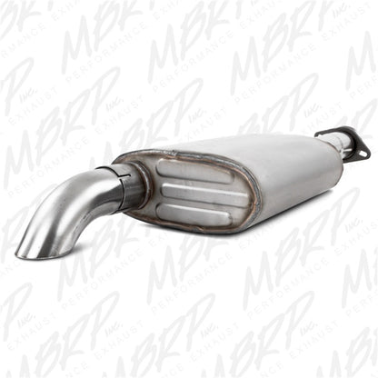 MBRP 00-06 Jeep Wrangler (TJ) Inline-4 2.5L Inline-6 4.0L Cat Back Single S5522409 Photo - Primary