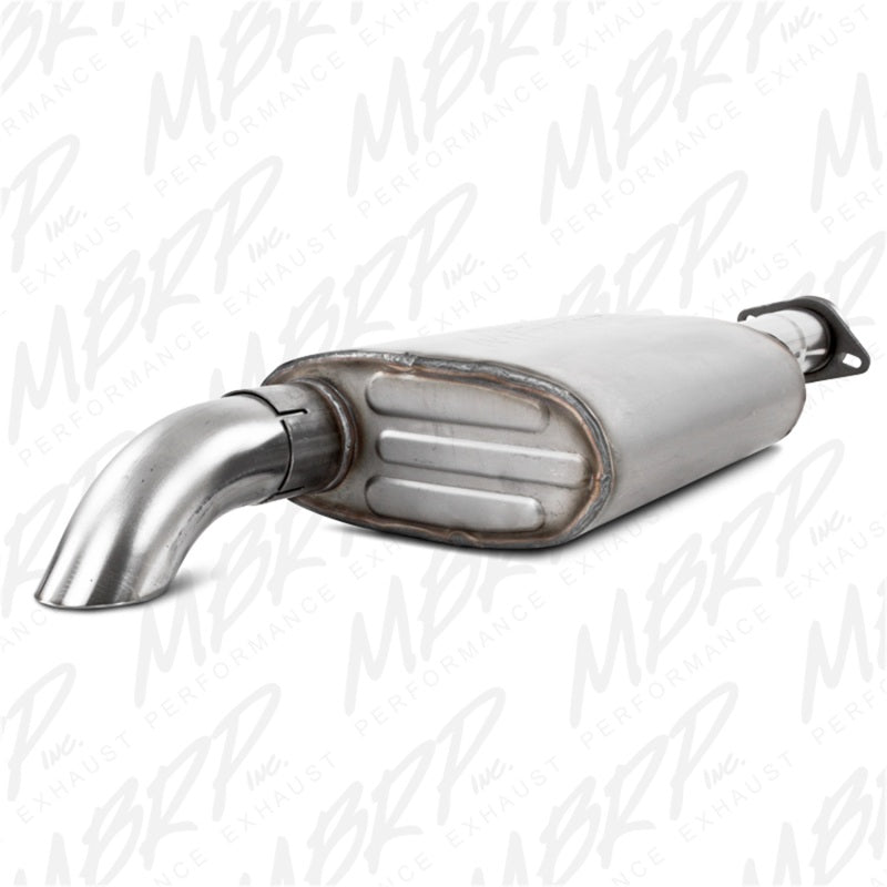MBRP 00-06 Jeep Wrangler (TJ) Inline-4 2.5L Inline-6 4.0L Cat Back Single S5522409 Photo - Primary
