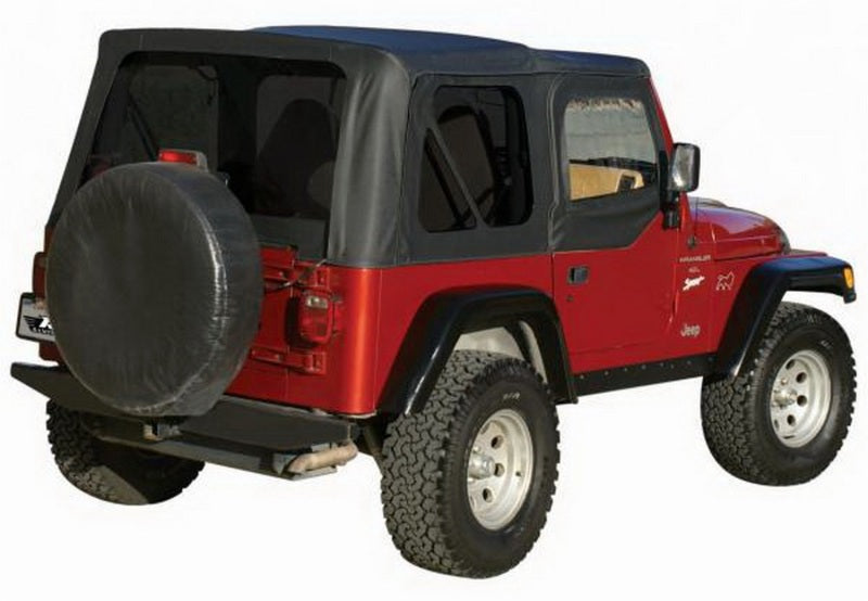 Rampage Factory Replacement Soft Top for 1997-2006 Jeep Wrangler TJ with Door 99535 Photo - Mounted