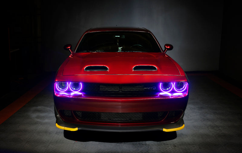 ORACLE Lighting Oracle 15-21 Dodge Challenger Dynamic Surface Mount Headlight Halo Kit - ColorSHIFT - Dynamic 3990-332 3990-332 User 8