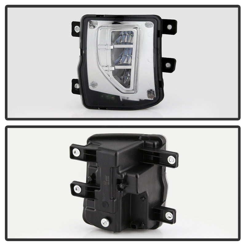 Spyder 16-18 Chevy Silverado 1500 OEM Style Full LED Fog Light w/Switch - Clear (FL-CSIL16-LED-C) 9043215 9043215 User 1
