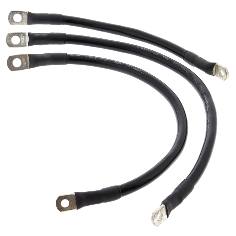 All Balls Racing 04-06 Harley FXD Super Glide Battery Cable Kit Black 79-3013-1 79-3013-1 Photo - Primary