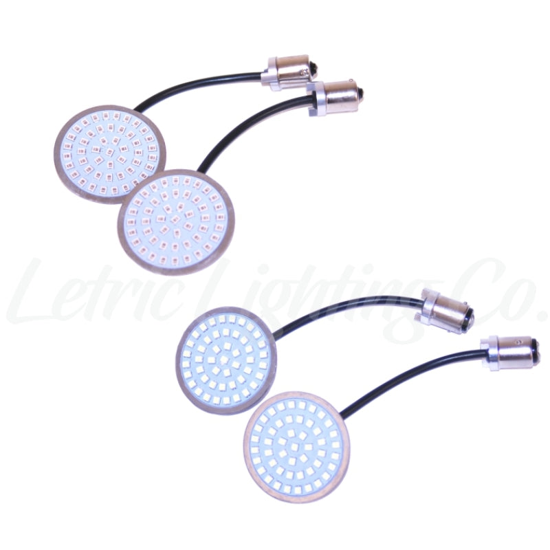 Letric Lighting Standard Front Rear Turn Signal Combot Kit - White/Amber & Red/Red LLC-SPBK LLC-SPBK Photo - Primary