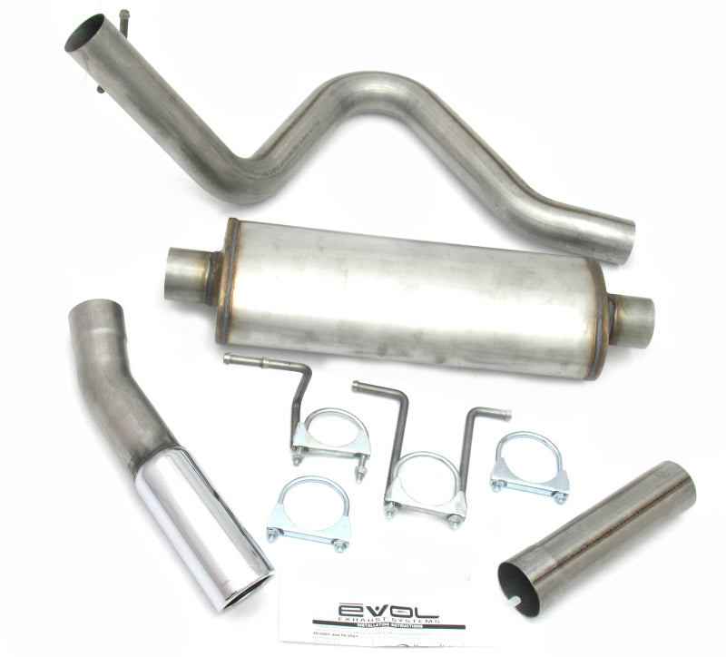 JBA 99-05 Ford Excursion 5.4L/6.8L 409SS Pass Side Single Exit Cat-Back Exhaust 40-2501 40-2501 Photo - Primary