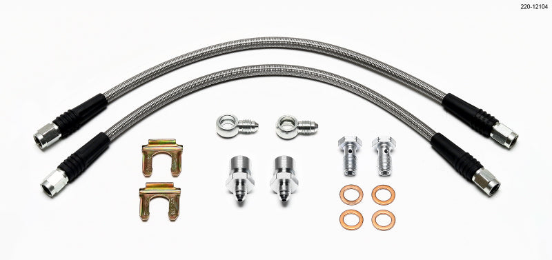 Wilwood Flexline Kit, D52 Caliper 14" w/ Banjo 10mm -3/8-24 Chassis 220-12104 User 1