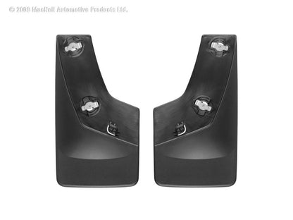 WeatherTech 07-13 Chevrolet Silverado Rear No Drill Mudflaps - Black 120010 Photo - Primary