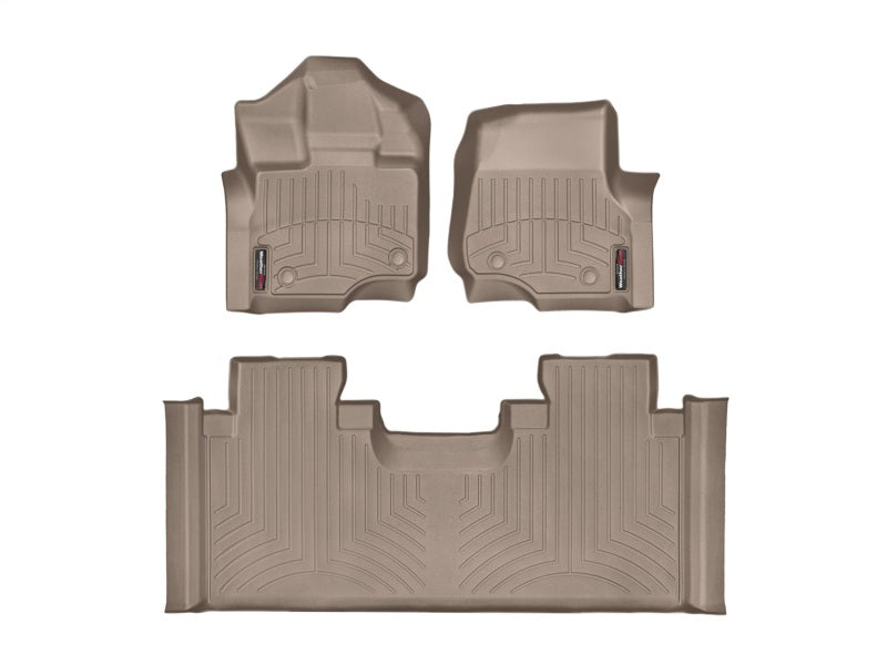 WeatherTech WT FloorLiner - Rear - Tan Floor Mats Floor Mats - Rubber main image