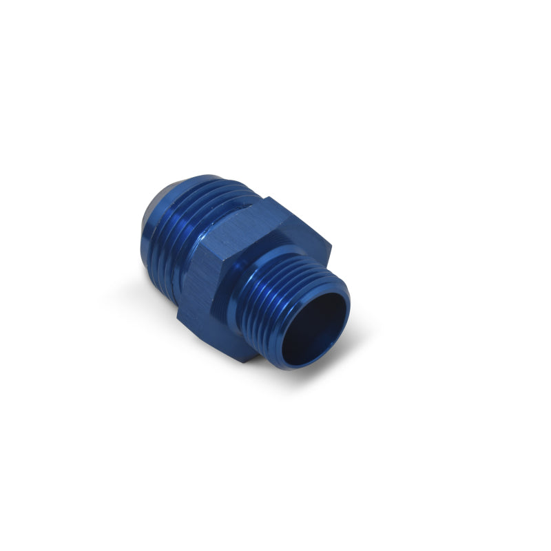 Russell Performance -6 AN Flare to 10mm x 1.5 Metric Thread Adapter (Blue) 670240 670240 Photo - out of package