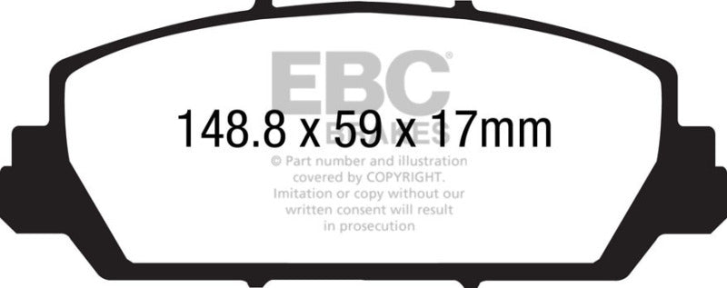 EBC Disc Brake Pad Set DP31896C Photo - Primary