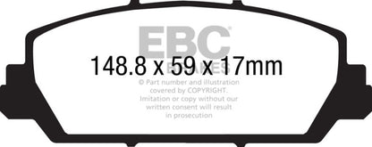 EBC Disc Brake Pad Set DP31896C Photo - Primary