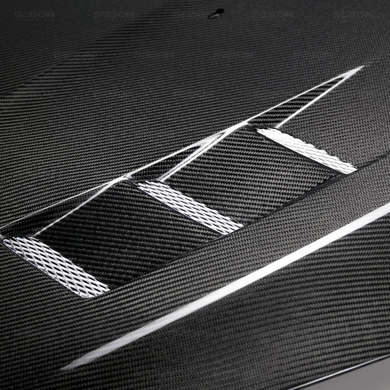 Seibon 15-17 Ford Focus TV-Style Carbon Fiber Hood HD16FDFO-TV HD16FDFO-TV Photo - Primary