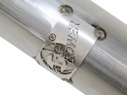 aFe  POWER Twisted Steel Loop Delete  Aluminized Steel Exhaust System 48-06209 Photo - Unmounted